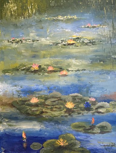 Vision impressionniste des nénuphars Concours Couleurs de Normandie printemps 2025