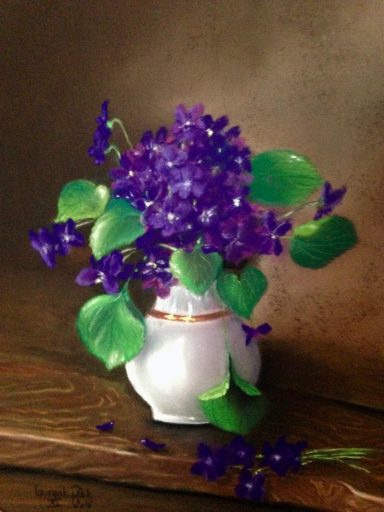 Fleurs odorantes et lumière de porcelaine 